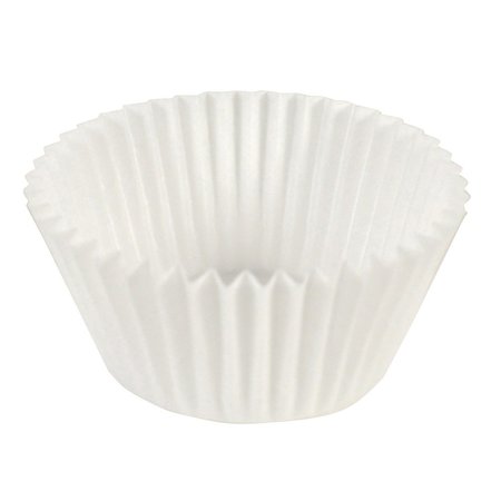 HOFFMASTER Fluted Bake Cup, 3", White, PK500 BL114-3SP